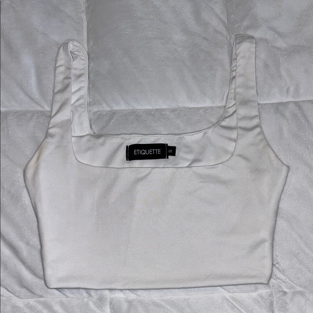 Etiquette White Women's Tank Top